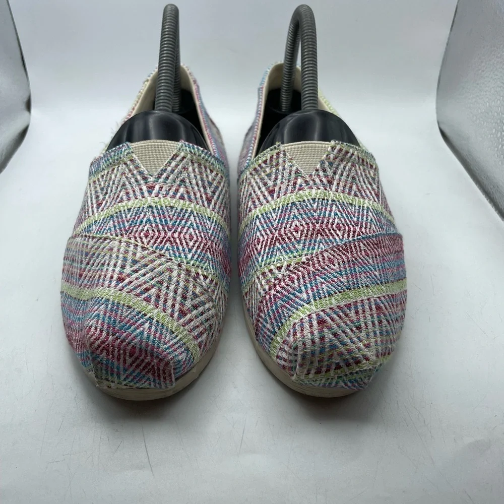 Toms Alpargata Colorful Women's Slip-On Shoes size 8
